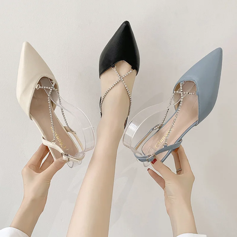 2021 Summer Closed Toe Sandals All-Match Clear Heels Comfort Shoes for Women Med Suit Female Beige Stiletto Medium Black Girls H
2021 Summer Closed Toe Sandals All-Match Clear Heels Comfort Shoes for Women Med Suit Female Beige Stiletto Medium Black Girls H