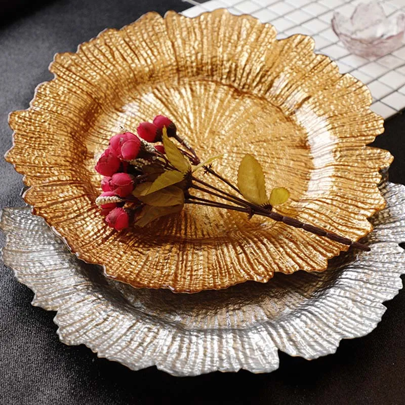 Europe Plating Snow Glass Plate Creative Irregular Color Lace Plate Jewelry Display Plates Snack Dessert Storage Tray Home Decor
Europe Plating Snow Glass Plate Creative Irregular Color Lace Plate Jewelry Display Plates Snack Dessert Storage Tray Home Decor