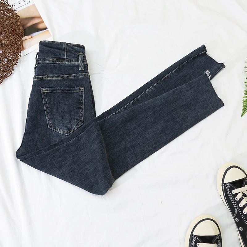 Casual Women's Jeans 2020 Fall/Winter New Fleece Tight Pants High Waist Slim Thin Pencil Pants
Casual Women's Jeans 2020 Fall/Winter New Fleece Tight Pants High Waist Slim Thin Pencil Pants