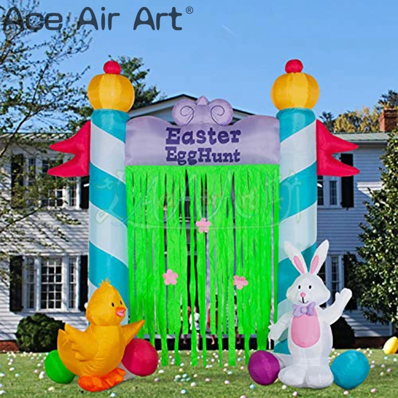 Beautiful Inflatable Easter Decoration "Colorful Easter Arch with Chicken and Rabbit" Inflatable Model Decoration for Sale
Beautiful Inflatable Easter Decoration "Colorful Easter Arch with Chicken and Rabbit" Inflatable Model Decoration for Sale