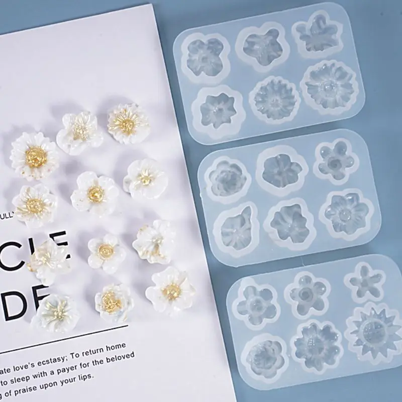 Resin Crystal Epoxy Mold Small Flowers Decorations Casting Silicone Mould DIY Crafts Jewelry Making Tools
Resin Crystal Epoxy Mold Small Flowers Decorations Casting Silicone Mould DIY Crafts Jewelry Making Tools