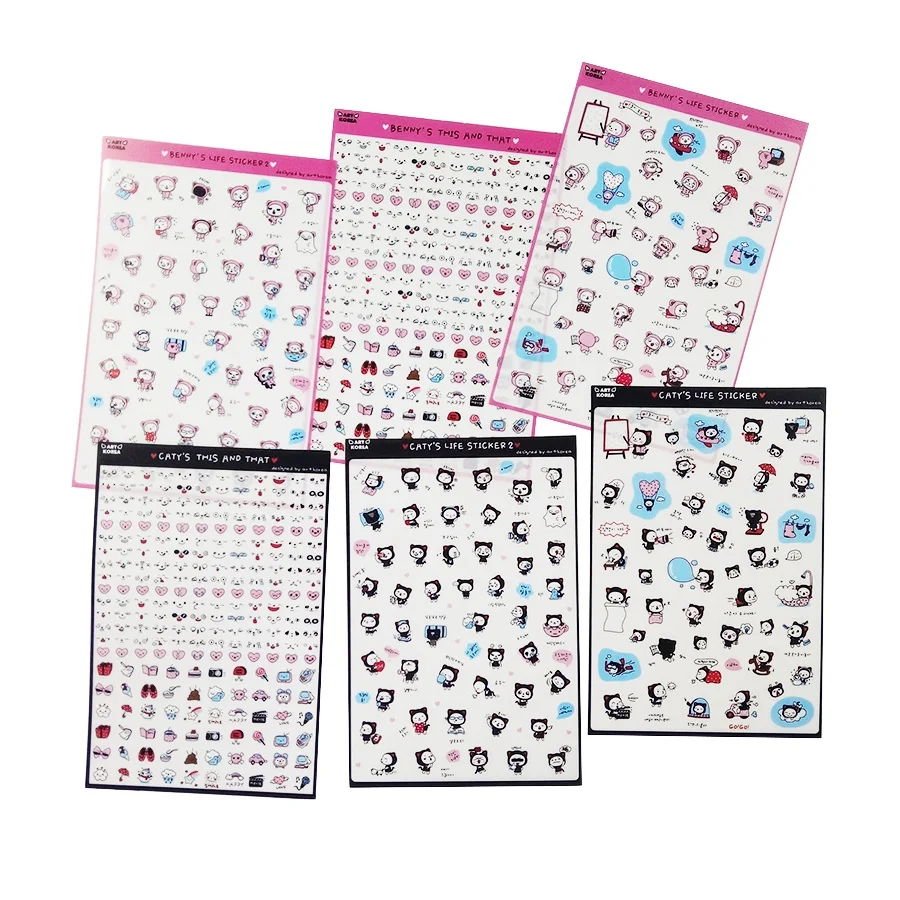 10 упаковок/партия, серия Sweet Cat Life, многофункциональный набор наклеек из ПВХ, сделай сам, деко, наклейки, этикетки для телефона, офисные школьн...
10 упаковок/партия, серия Sweet Cat Life, многофункциональный набор наклеек из ПВХ, сделай сам, деко, наклейки, этикетки для телефона, офисные школьн...