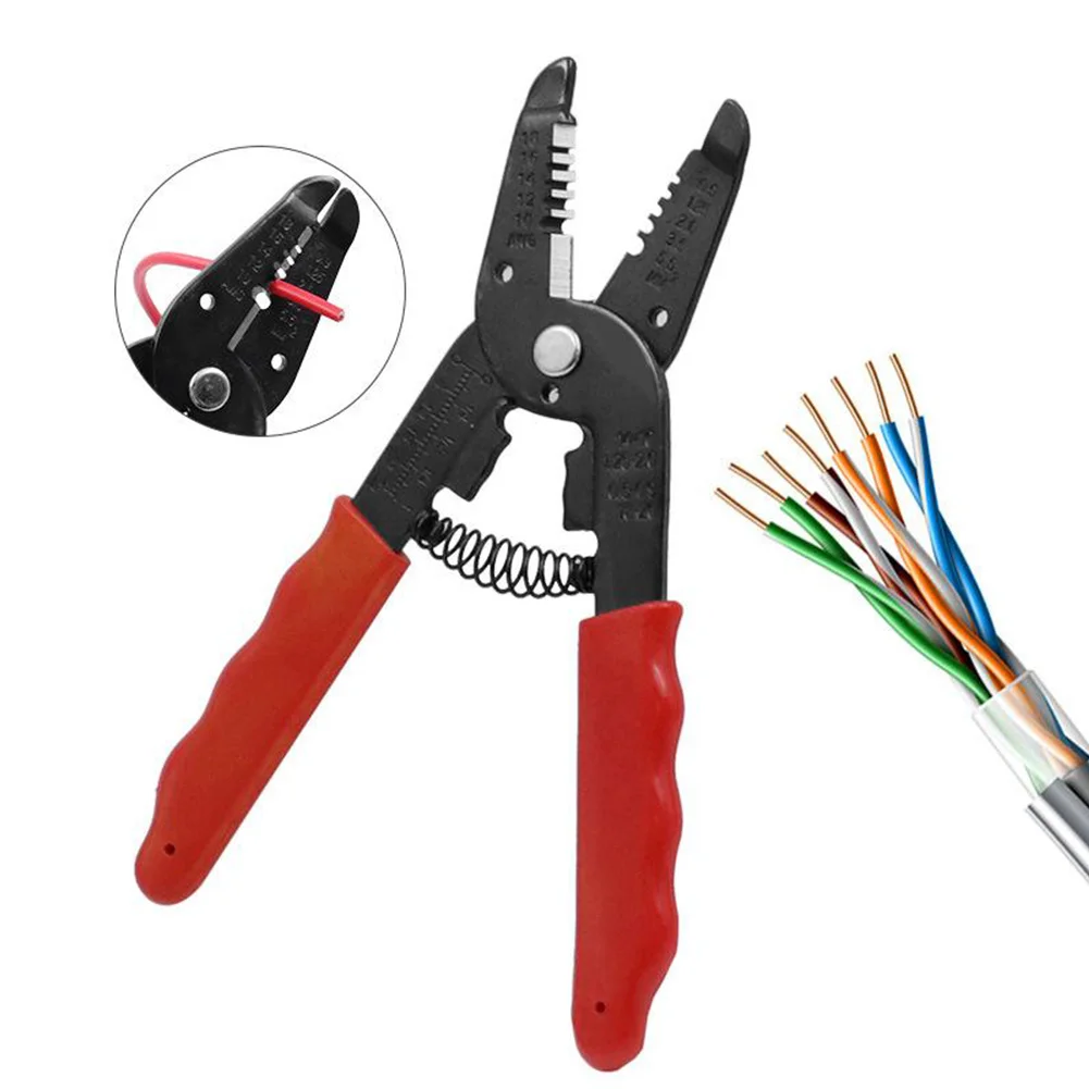 New Professional Wire Stripping Tool Wire Cutter Multi-Purpose Electrical Strippers Crimpers & Pliers Insulated With Cutter
New Professional Wire Stripping Tool Wire Cutter Multi-Purpose Electrical Strippers Crimpers & Pliers Insulated With Cutter