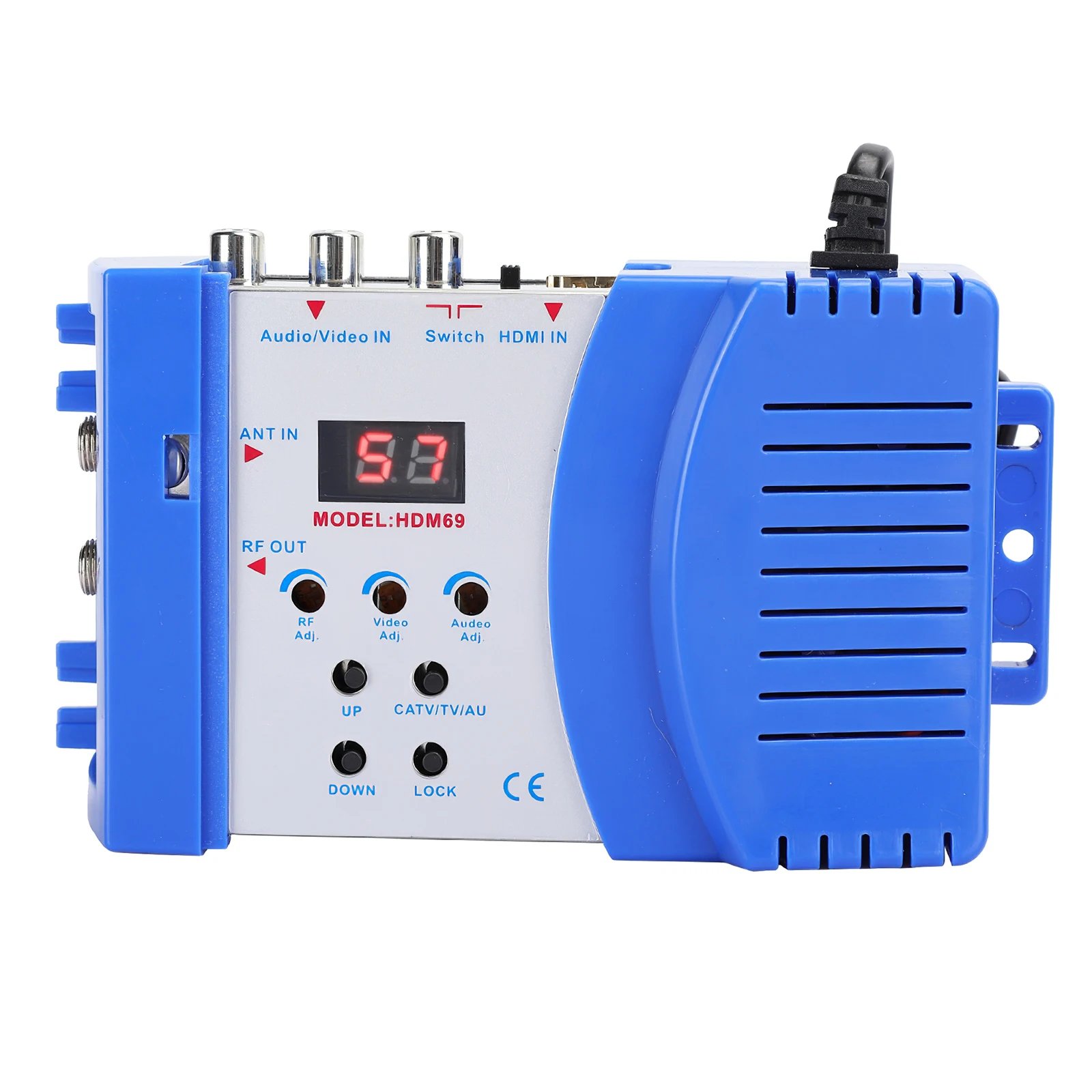 Цифровой радиочастотный модулятор Аудио Видео AV вход в ТВ выходной сигнал VHF UHF Усилитель сигнала для спутникового приемника видеокамеры
Цифровой радиочастотный модулятор Аудио Видео AV вход в ТВ выходной сигнал VHF UHF Усилитель сигнала для спутникового приемника видеокамеры