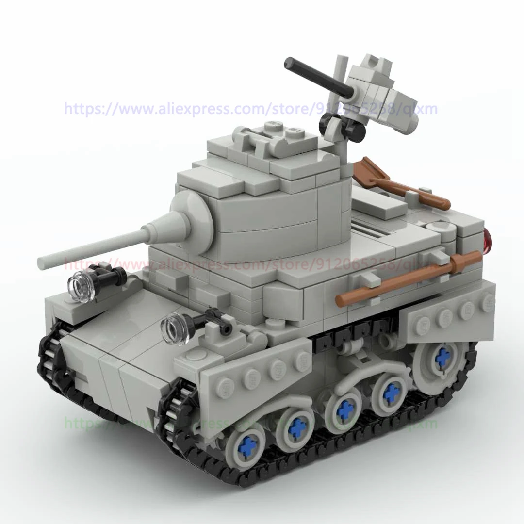 Military Weapon Tank m3 Stuart Building Blocks Toy Army for Soldier Figures Assemblable Model Educational Toys for Children Gift
Military Weapon Tank m3 Stuart Building Blocks Toy Army for Soldier Figures Assemblable Model Educational Toys for Children Gift