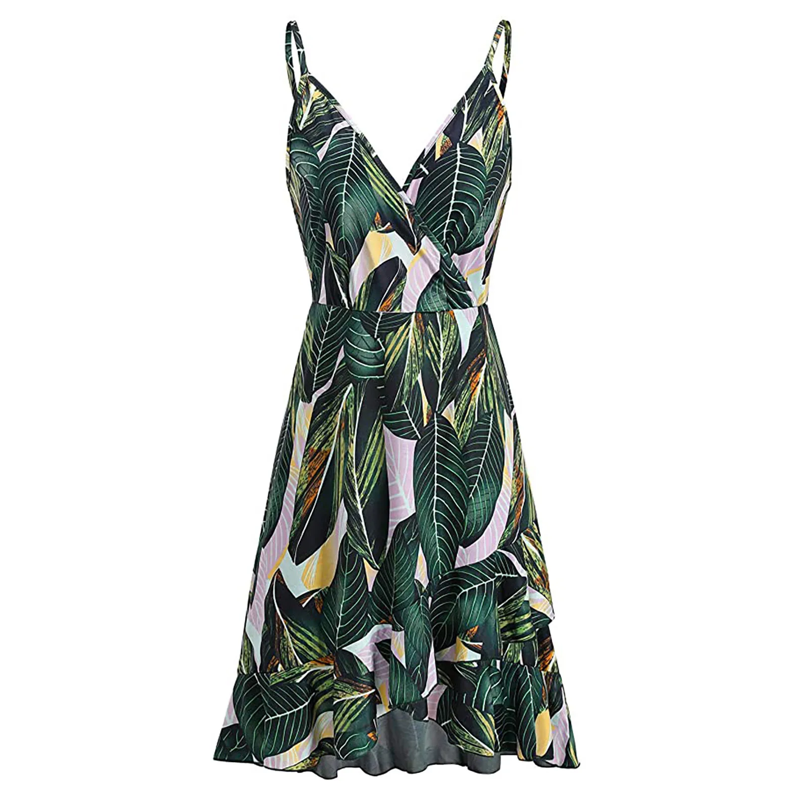 Women's Sling Floral Ruffle Dresses arrival Summer Boho V-Neck Sleeveless Party Beach Floarl Print Maxi Dress Casual Sundress
Women's Sling Floral Ruffle Dresses arrival Summer Boho V-Neck Sleeveless Party Beach Floarl Print Maxi Dress Casual Sundress