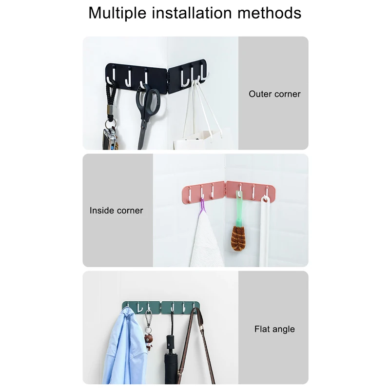 Home Seamless 6 Rows Of Corner Hooks Magic Paste Row Hooks Kitchen Bathroom Waterproof Multifunctional Corner Hooks
Home Seamless 6 Rows Of Corner Hooks Magic Paste Row Hooks Kitchen Bathroom Waterproof Multifunctional Corner Hooks