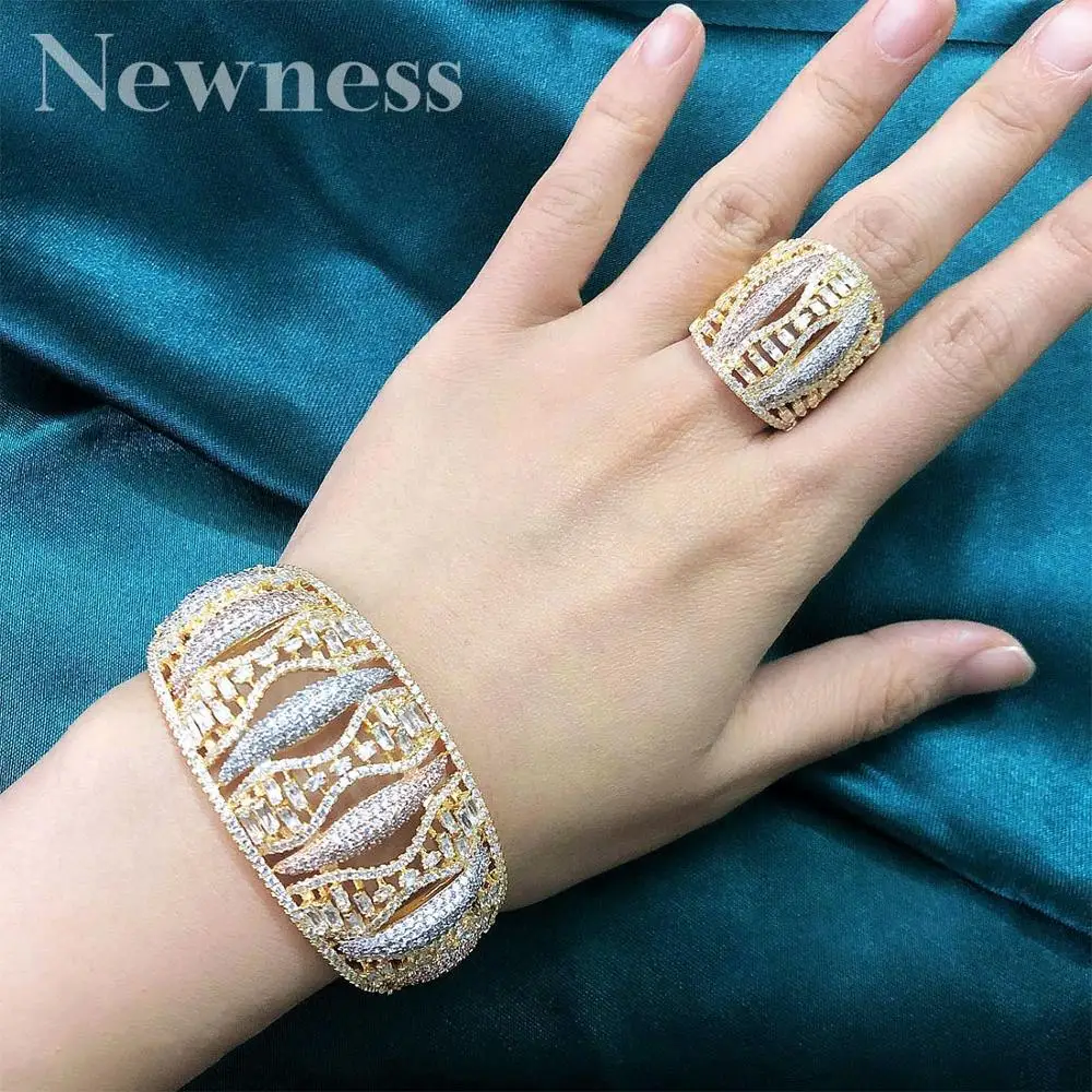 Новинка, изящные полые Ювелирные изделия из меди с фианитом, для свадьбы, вечеринки, женская бижутерия 
Новинка, изящные полые Ювелирные изделия из меди с фианитом, для свадьбы, вечеринки, женская бижутерия