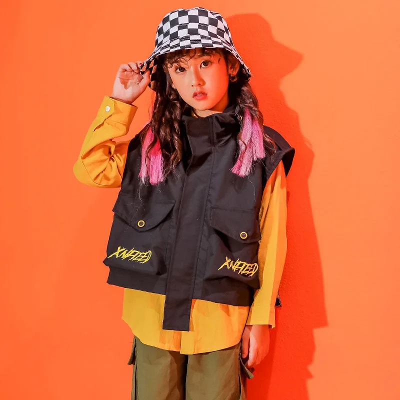 Hip Hop Dance Costumes For Girls Fashion Street Dance Practice Performance Clothing Long Sleeve Jazz Stage Rave Outfit DC3235
Hip Hop Dance Costumes For Girls Fashion Street Dance Practice Performance Clothing Long Sleeve Jazz Stage Rave Outfit DC3235