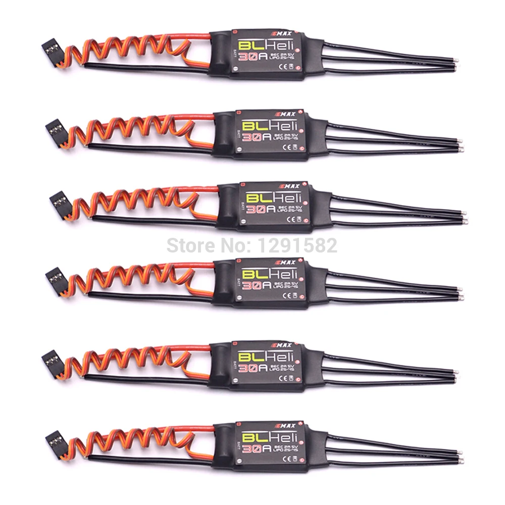 6 шт. RC Multirotor BLHeli прошивка 30A электронный контроллер скорости ESC для квадрокоптера