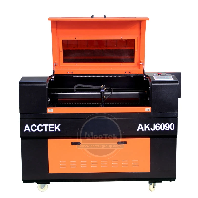 

CE approval MDF wood acrylic mini laser cutter AKJ6090 split two parts