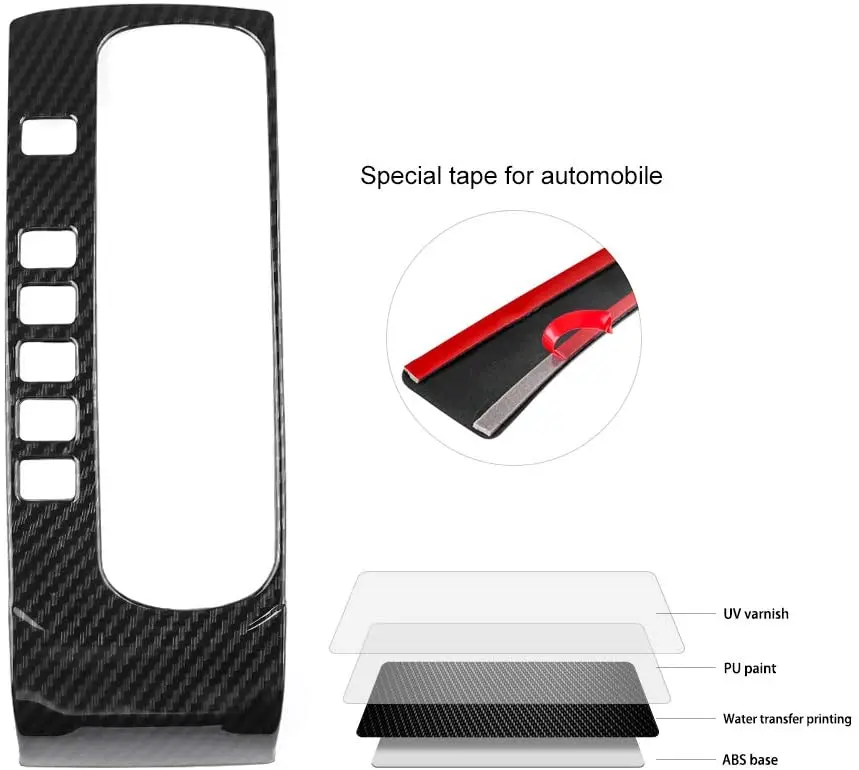 Gear Shift Panel Cover Accessories ABS Carbon Fiber Auto Interior Center Console Control for Honda Civic 10th 2017 2018 2019
Gear Shift Panel Cover Accessories ABS Carbon Fiber Auto Interior Center Console Control for Honda Civic 10th 2017 2018 2019