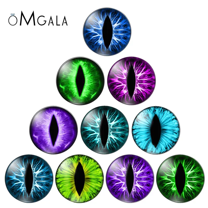 New Glass eyes cabochons In Pairs 8MM-30MM Round Dome Dragon Cat Animals Eye Dolls DIY Jewelry Accessory MIX Pupil Eye Cameo
New Glass eyes cabochons In Pairs 8MM-30MM Round Dome Dragon Cat Animals Eye Dolls DIY Jewelry Accessory MIX Pupil Eye Cameo