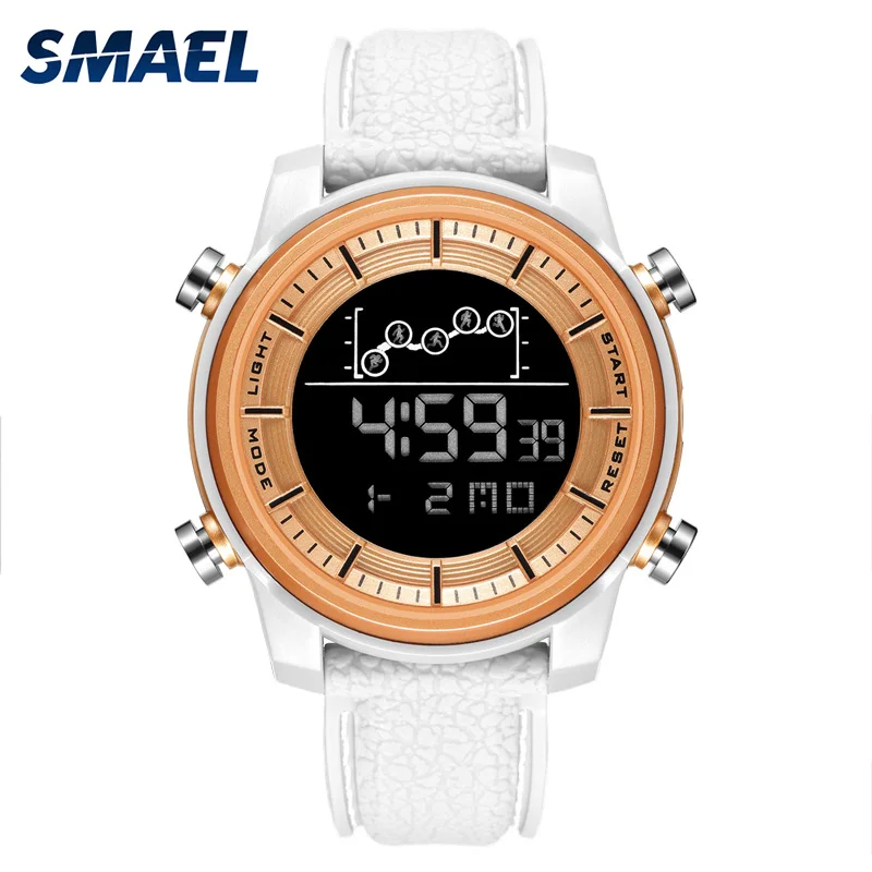 SMAEL Men Sports Watches Fashion Chronos Countdown Men's Waterproof LED Digital Watch Man Military Clock Relogio Masculino
SMAEL Men Sports Watches Fashion Chronos Countdown Men's Waterproof LED Digital Watch Man Military Clock Relogio Masculino