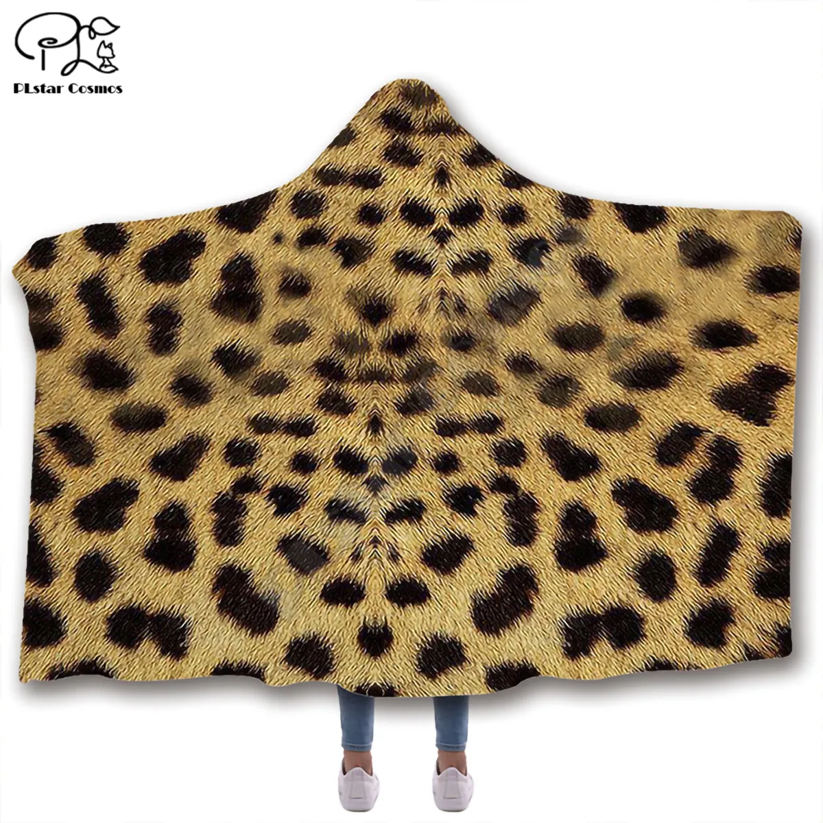 Leopard pattern Hooded Blanket Adult colorful child Sherpa Fleece Wearable Blanket Microfiber Bedding style-4 
Leopard pattern Hooded Blanket Adult colorful child Sherpa Fleece Wearable Blanket Microfiber Bedding style-4