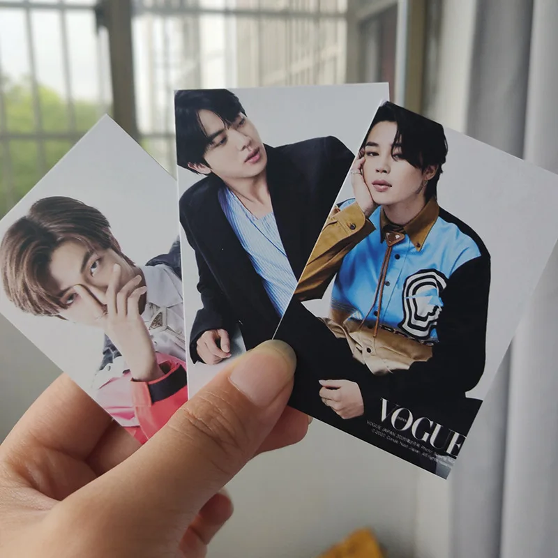 Wholesale Kpop Bangtan Boys VOGUE Collection Postercard Korean Fashion Boys Poster Picture Fans Gifts Photo Card Lomo Card
Wholesale Kpop Bangtan Boys VOGUE Collection Postercard Korean Fashion Boys Poster Picture Fans Gifts Photo Card Lomo Card