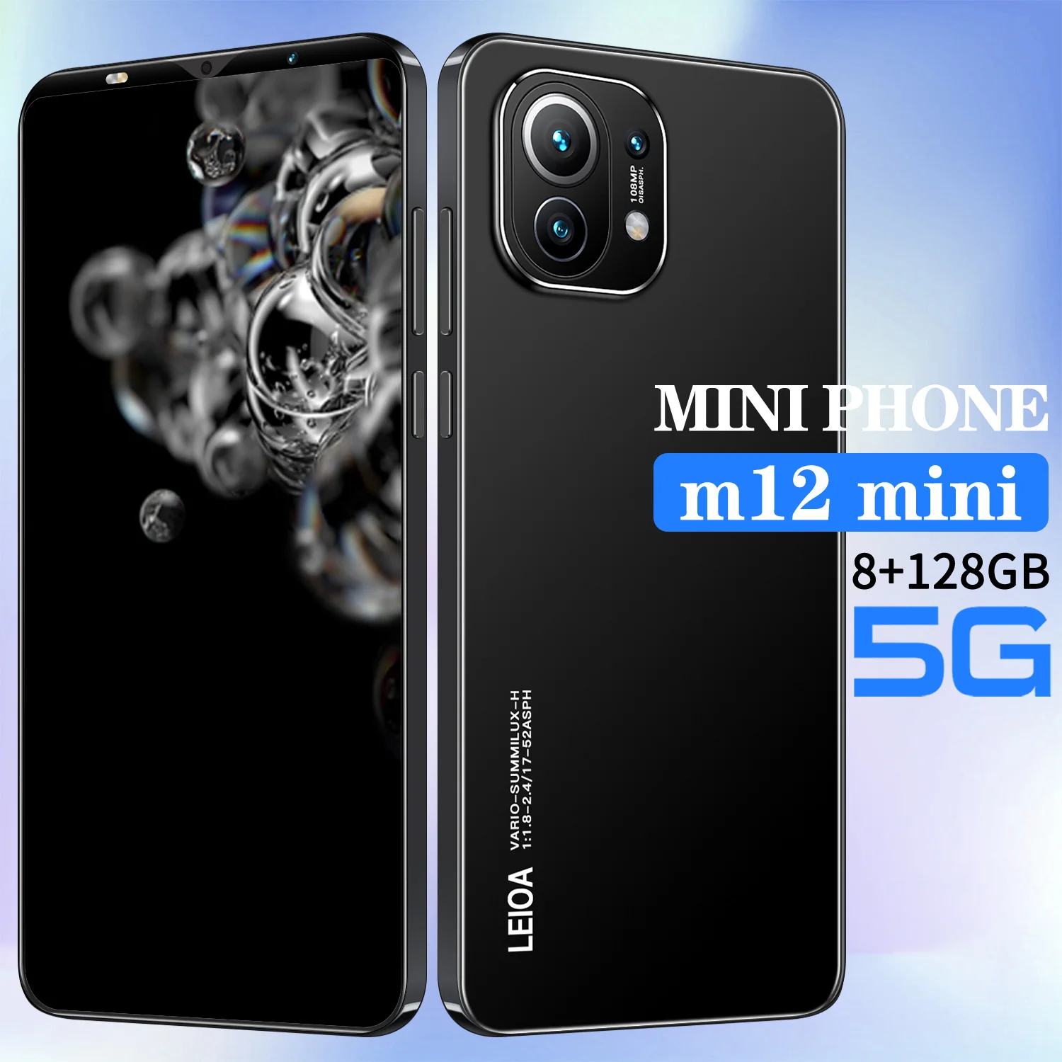 M12 mini 5.2 Inch Global Version Smartphone 8G +256G ROM Large Battery 4800mAh Android Full Display Dual SIM 4G/5G Call Phone
M12 mini 5.2 Inch Global Version Smartphone 8G +256G ROM Large Battery 4800mAh Android Full Display Dual SIM 4G/5G Call Phone