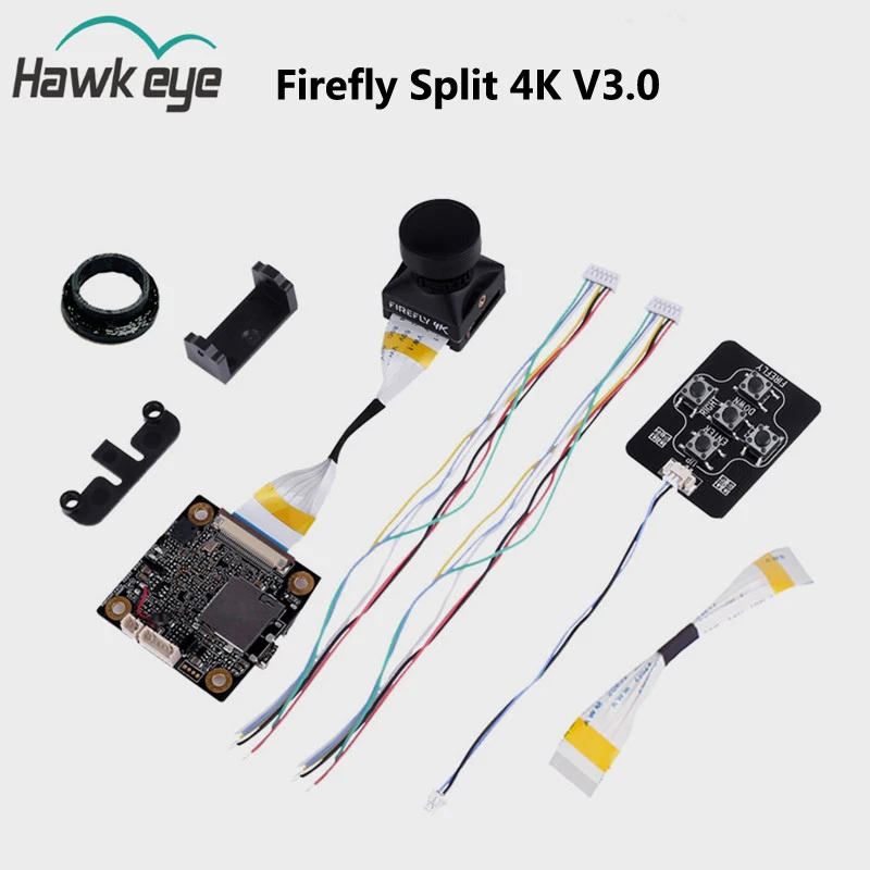 Hawkeye Firefly Split 4K V3.0 50FPS 170 градусов HD Запись DVR FPV камера WDR одна плата Встроенная для гоночного дрона
Hawkeye Firefly Split 4K V3.0 50FPS 170 градусов HD Запись DVR FPV камера WDR одна плата Встроенная для гоночного дрона