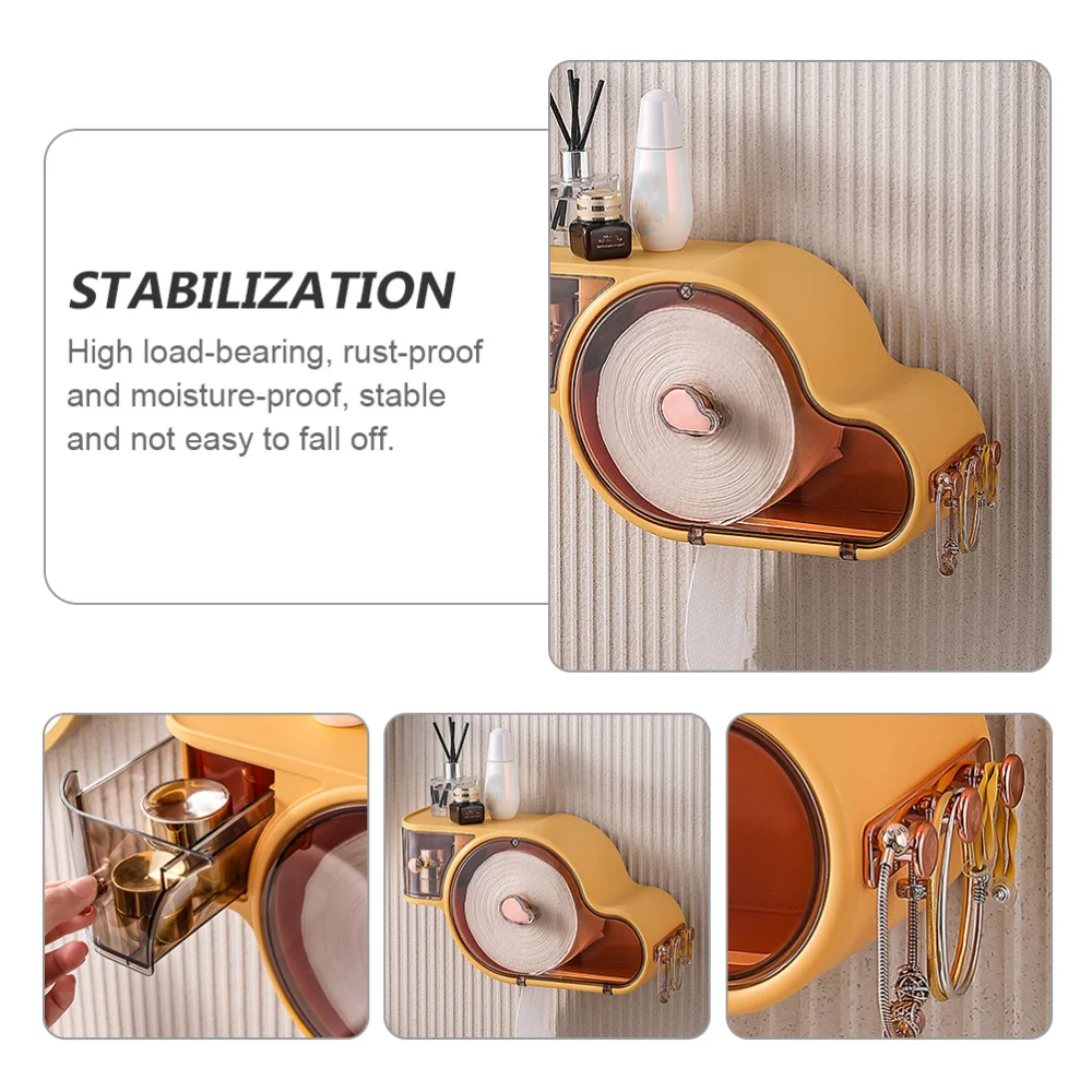 1pc Multifunction Storage Box Bathroom Sundries Rack Towel Cosmetic Storage Box
1pc Multifunction Storage Box Bathroom Sundries Rack Towel Cosmetic Storage Box