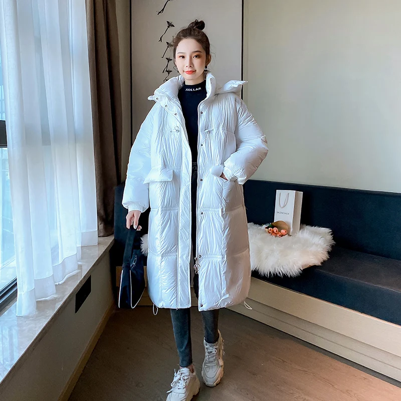 FMFSSOM 2020 New Winter Female Casual Solid Hooded Parkas Women Glossy Parka Oversize Fashion Thick Warm Long Paekas
FMFSSOM 2020 New Winter Female Casual Solid Hooded Parkas Women Glossy Parka Oversize Fashion Thick Warm Long Paekas