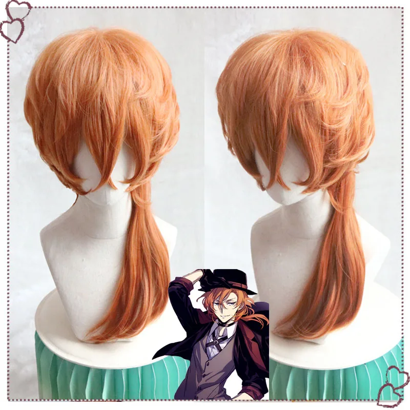 Anime Bungo Stray Dogs Chuya Nakahara Chuuya Wigs Heat Resistant Synthetic Hair Halloween Party Cosplay Costume Wig Free Ship
Anime Bungo Stray Dogs Chuya Nakahara Chuuya Wigs Heat Resistant Synthetic Hair Halloween Party Cosplay Costume Wig Free Ship