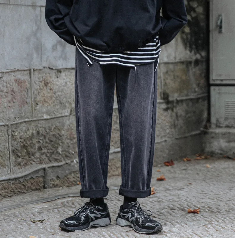 2021 Spring And Autumn New Youth Popular Korean Men's Loose Solid Color Simple Jeans Fashion Casual Straight-leg Pants
2021 Spring And Autumn New Youth Popular Korean Men's Loose Solid Color Simple Jeans Fashion Casual Straight-leg Pants