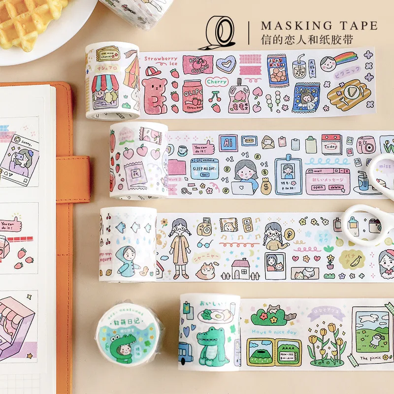 Soft Cute Diary Series Washi Tape Cute Girl PET Adhesive Tape DIY Scrapbooking Sticker Label Japanese Stationery Masking Tape
Soft Cute Diary Series Washi Tape Cute Girl PET Adhesive Tape DIY Scrapbooking Sticker Label Japanese Stationery Masking Tape