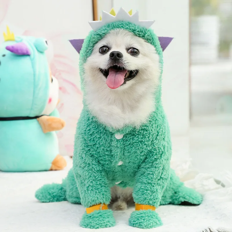 Pet Four-legged Clothing Pet Coat Cartoon Comfortable Dog Coat Universal Warm Four-legged Clothing Pet Supplies
Pet Four-legged Clothing Pet Coat Cartoon Comfortable Dog Coat Universal Warm Four-legged Clothing Pet Supplies