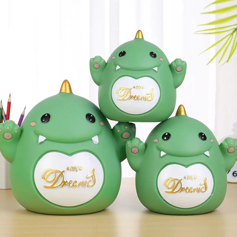 Dinosaur Shape Piggy Bank Iarge Capacity Money Bank for Kids Fall Proof It Can Hold 600 Coins Saving Box
Dinosaur Shape Piggy Bank Iarge Capacity Money Bank for Kids Fall Proof It Can Hold 600 Coins Saving Box