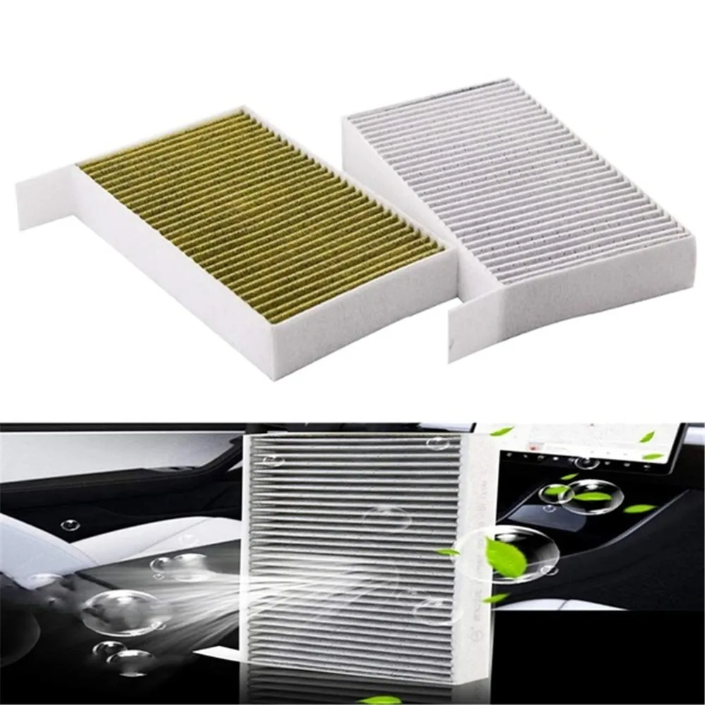 Hot !Car Cabin Air Filter Replacement with Activated Carbon Car Air Conditioning Filter for Tesla Model 3 2017 2018 2019
Hot !Car Cabin Air Filter Replacement with Activated Carbon Car Air Conditioning Filter for Tesla Model 3 2017 2018 2019