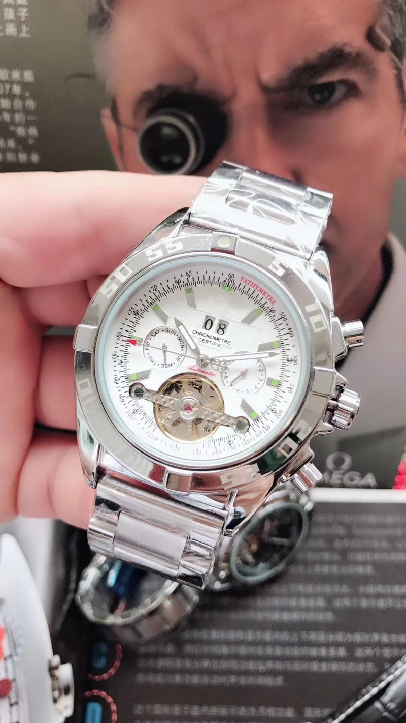 Men Automatic Self Wind Mechanical bentley watches Stainless Steel Black Tourbillion Stainless Steel Sport Watch
Men Automatic Self Wind Mechanical bentley watches Stainless Steel Black Tourbillion Stainless Steel Sport Watch