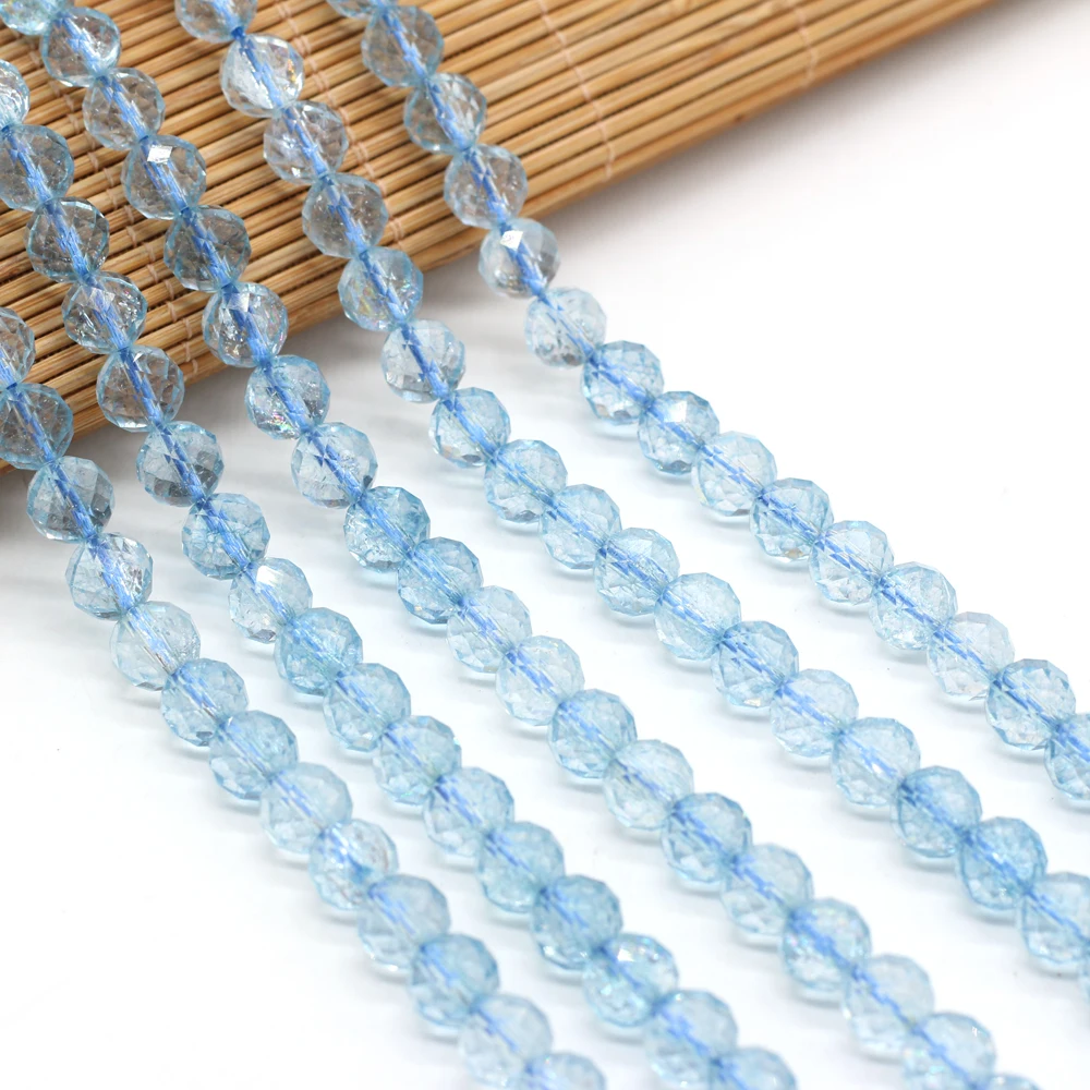 Natural Faceted Round Topaz Stone Beads for DIY Jewelry Making Women Bracelet Necklace Accessories Gifts Size 8mm
Natural Faceted Round Topaz Stone Beads for DIY Jewelry Making Women Bracelet Necklace Accessories Gifts Size 8mm