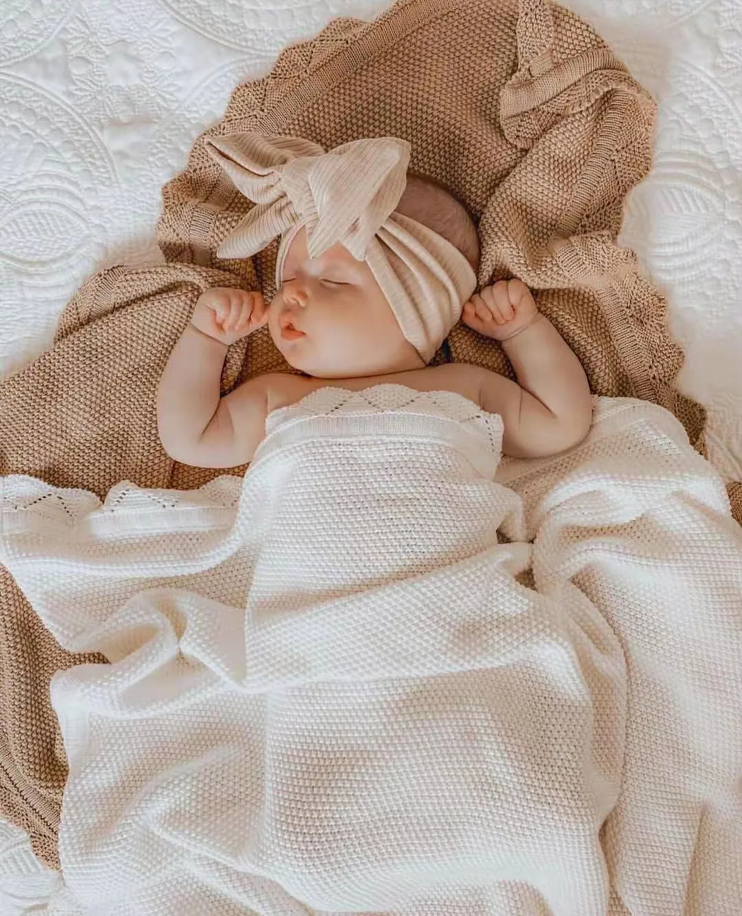 80x100cm Baby Heirloom Blankets Cotton Knit Ruffle Swaddle Wrap Crib Soft Newborn Infant Stroller Sofa Bedding Sleeping Covers
80x100cm Baby Heirloom Blankets Cotton Knit Ruffle Swaddle Wrap Crib Soft Newborn Infant Stroller Sofa Bedding Sleeping Covers