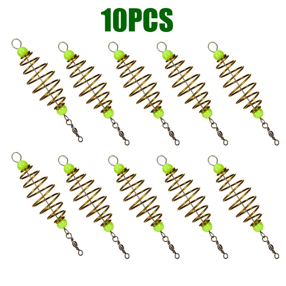 10pcs Bait Feeder Carp Fishing Method Feeder Spring Lead Sinker Fishing Rig Bait Cage Method Leader Pesca Iscas Fish Tackle Tool
10pcs Bait Feeder Carp Fishing Method Feeder Spring Lead Sinker Fishing Rig Bait Cage Method Leader Pesca Iscas Fish Tackle Tool
