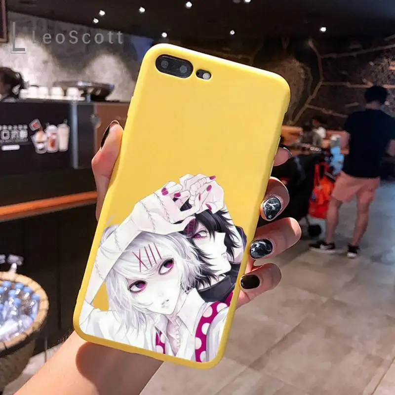Tokyo Ghoul Japan Suave Phone Case Yellow Candy Color for iPhone 6 7 8 11 12 s mini pro X XS XR MAX Plus
Tokyo Ghoul Japan Suave Phone Case Yellow Candy Color for iPhone 6 7 8 11 12 s mini pro X XS XR MAX Plus