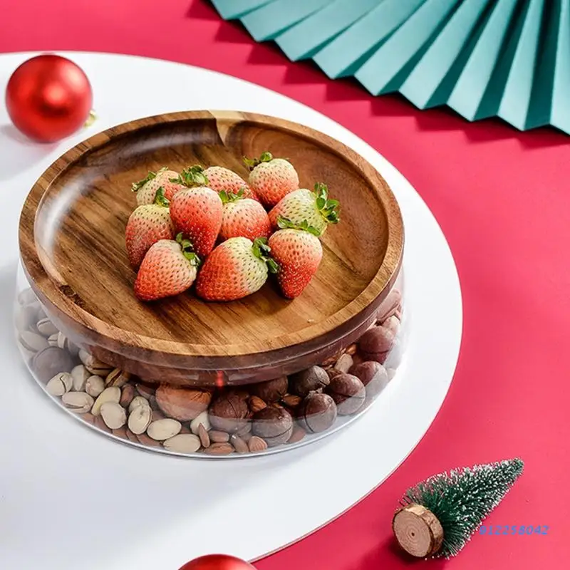 Creative Glass Nuts and Dry Fruits Storage Box Container Double Layer Candy Storage Box With Wooden Lid For Home Kitchen Supply
Creative Glass Nuts and Dry Fruits Storage Box Container Double Layer Candy Storage Box With Wooden Lid For Home Kitchen Supply