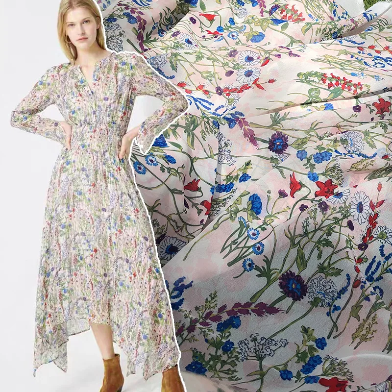 2021 Spring and Summer New Grass Flower Digital Printing Chiffon Skirt Women 's Clothing European and American Brand Fabric
2021 Spring and Summer New Grass Flower Digital Printing Chiffon Skirt Women 's Clothing European and American Brand Fabric