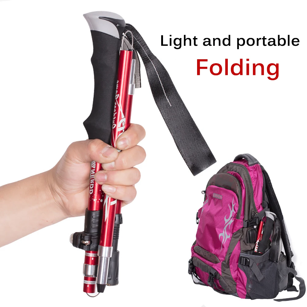 Trekking Poles Folding Hiking Stick Collapsible Hiking Poles Trekking Stick Walking Poles Nordic Walking Sticks Portable Outdoor
Trekking Poles Folding Hiking Stick Collapsible Hiking Poles Trekking Stick Walking Poles Nordic Walking Sticks Portable Outdoor