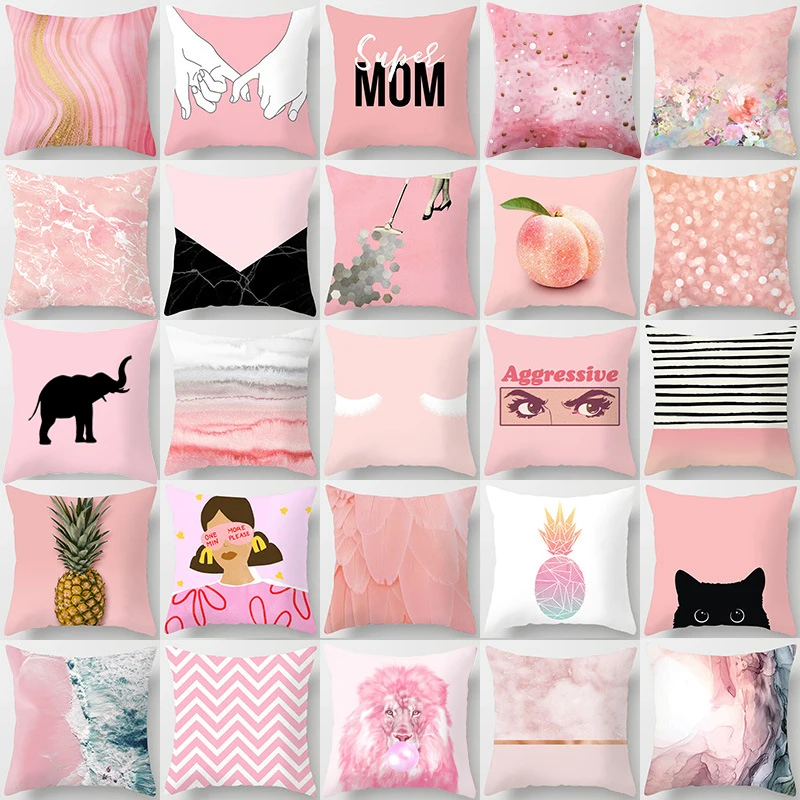 Pink peach heart pillowcase decoration sofa cushion cover bed pillowcase home car cushion cover 45x45cm
Pink peach heart pillowcase decoration sofa cushion cover bed pillowcase home car cushion cover 45x45cm