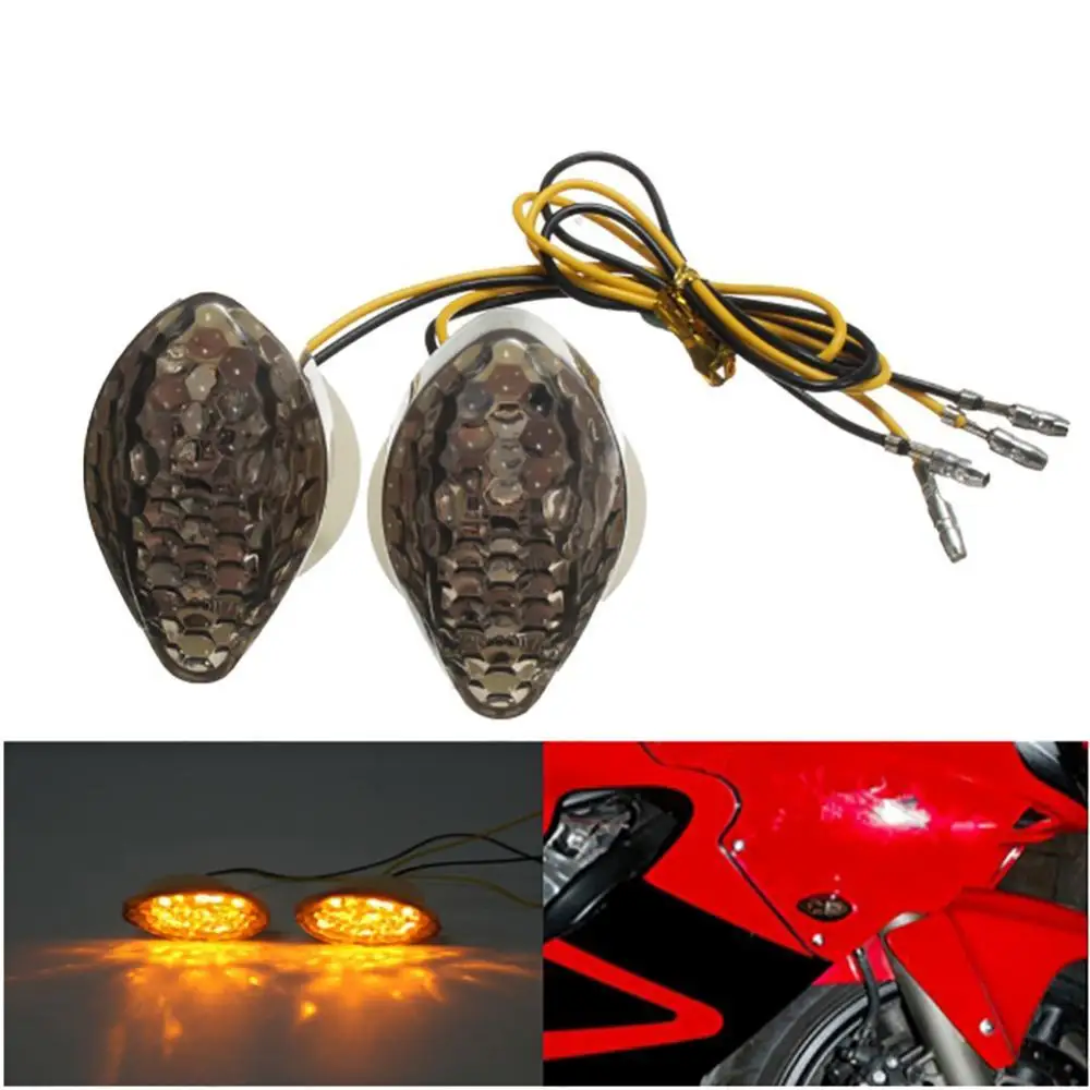 1Pair Smoke LED Flush Turn Signals Indicator Light Fit for Honda CBR600RR 03-12
1Pair Smoke LED Flush Turn Signals Indicator Light Fit for Honda CBR600RR 03-12