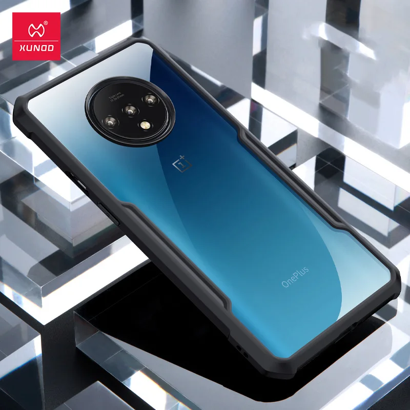 Чехол для Oneplus 7 T Pro оригинальный прозрачный защитный чехол с кольцом One Plus