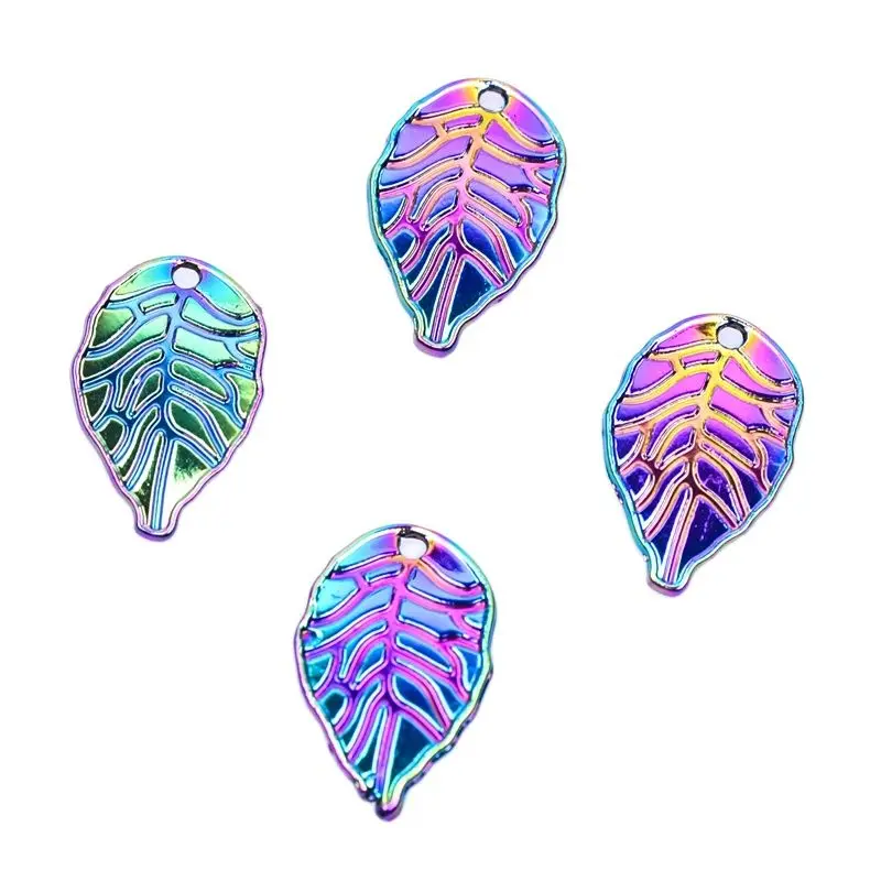 10PCS Rainbow Color MINI Leaf Plant Pendant Alloy Charms Accessories For Jewelry Craft DIY Necklace Earring Metal Wholesale Bulk
10PCS Rainbow Color MINI Leaf Plant Pendant Alloy Charms Accessories For Jewelry Craft DIY Necklace Earring Metal Wholesale Bulk