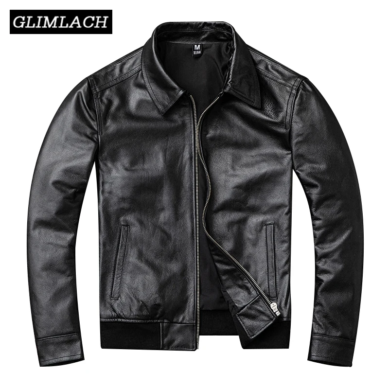 2021 New Large Size 6XL 100% Cowhide Real Leather Motorcycle Jacket Men Black Slim Genuine Leather Coat Male Classic Outerwear
2021 New Large Size 6XL 100% Cowhide Real Leather Motorcycle Jacket Men Black Slim Genuine Leather Coat Male Classic Outerwear