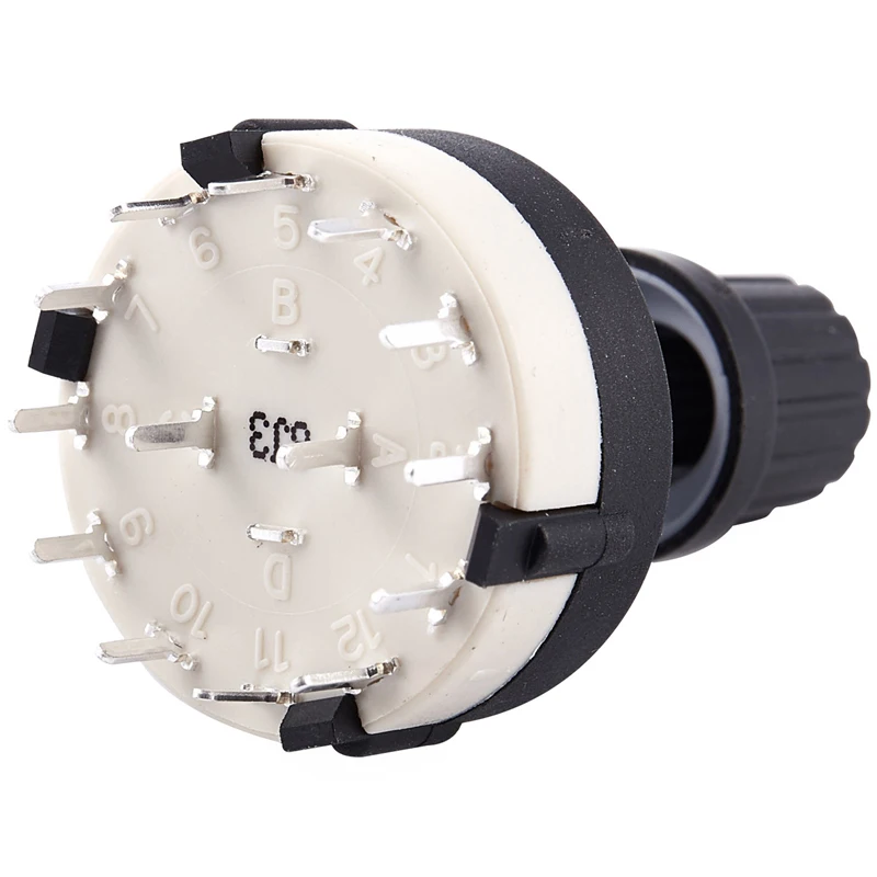 1 pcs black plastic 2 knife 6-band band rotary switch can be adjusted gear shaft length 2cm 4.4 * 2.6 * 2.6cm
1 pcs black plastic 2 knife 6-band band rotary switch can be adjusted gear shaft length 2cm 4.4 * 2.6 * 2.6cm