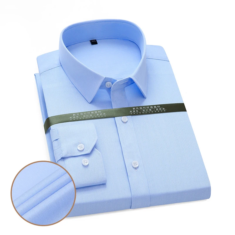 Men's Business Casual Bamboo Fiber Shirt Fashion Single-breasted Cardigan Design Suitable for Office Long Sleeve Shirt Men S-4XL
Men's Business Casual Bamboo Fiber Shirt Fashion Single-breasted Cardigan Design Suitable for Office Long Sleeve Shirt Men S-4XL