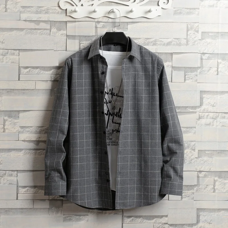 Men Classic Plaid Shirt New Brand Long Sleeve Loose Casual Shirt Cotton Shirt Business Classic Shirts Lager Size XX-10XL 
Men Classic Plaid Shirt New Brand Long Sleeve Loose Casual Shirt Cotton Shirt Business Classic Shirts Lager Size XX-10XL