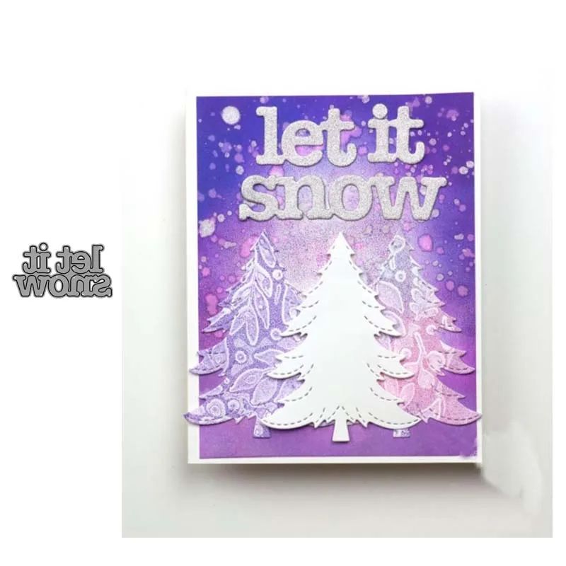 New Design Metal Cutting Dies Let it Snow Frame Craft Stencil Diy Scrapbooking Handmade Card Make Shape Album Decoration Model
New Design Metal Cutting Dies Let it Snow Frame Craft Stencil Diy Scrapbooking Handmade Card Make Shape Album Decoration Model