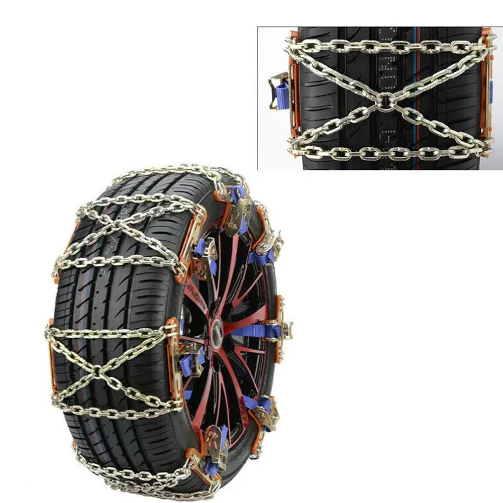 Universal Steel Truck Car Wheels Tyre Tire Ice Chains SUV Vehicles Road Wheel Winter Chain Mud Anti-skid Belt Safety Safe S8Y0
Universal Steel Truck Car Wheels Tyre Tire Ice Chains SUV Vehicles Road Wheel Winter Chain Mud Anti-skid Belt Safety Safe S8Y0