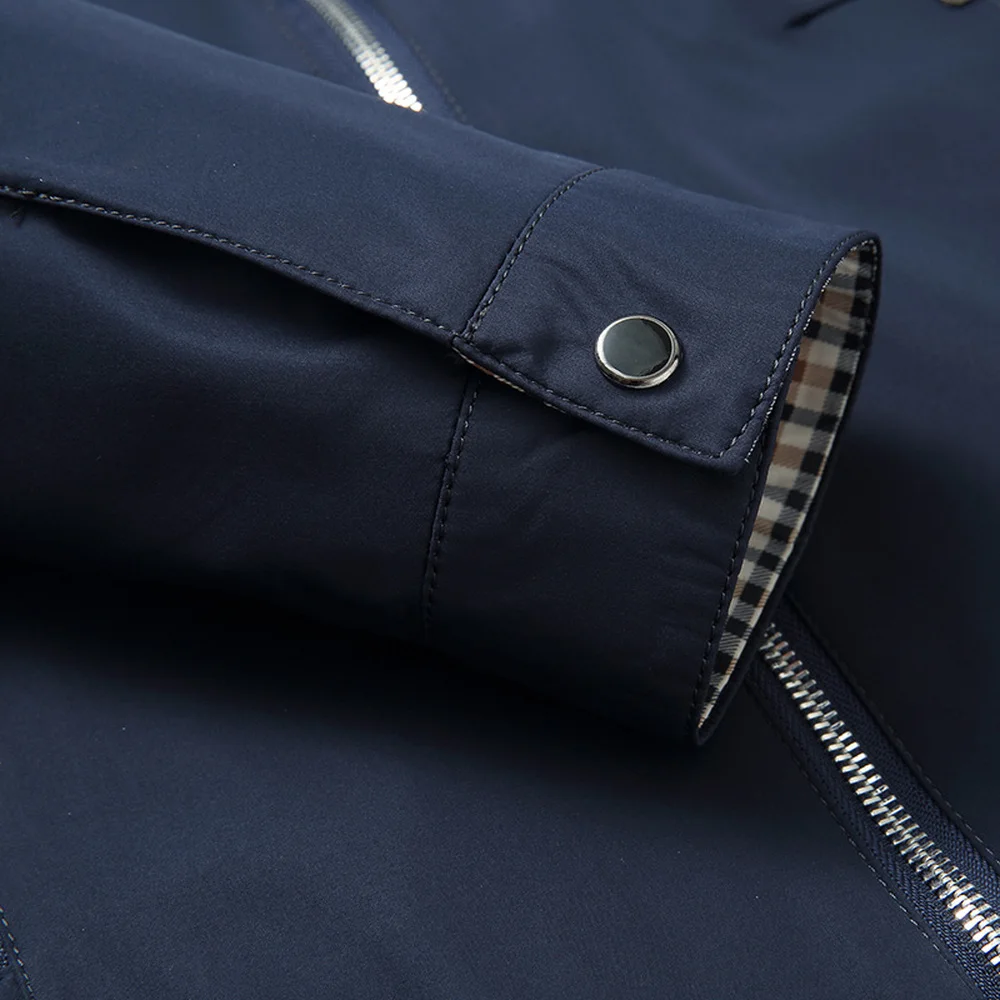 2018 Spring Autumn Slim Fit Stand collar Zipper Business Casual Male Short Jacket Men Solid Color Middle-aged father Coat
2018 Spring Autumn Slim Fit Stand collar Zipper Business Casual Male Short Jacket Men Solid Color Middle-aged father Coat
