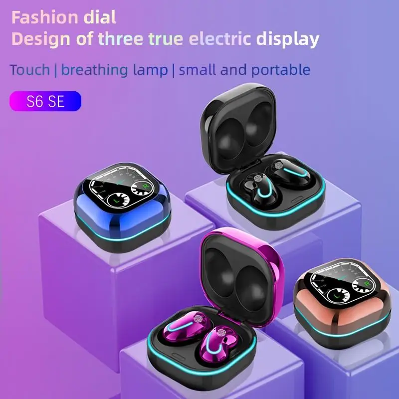 TWS 2021 New S6 se Touch control Wireless Bluetooth Earphone mini Earbuds LED Display For Samsung Galaxy Buds Bluetooth Headsets
TWS 2021 New S6 se Touch control Wireless Bluetooth Earphone mini Earbuds LED Display For Samsung Galaxy Buds Bluetooth Headsets